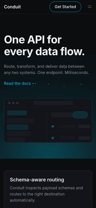 Product-forward concept: systematic product page with precision layout — mobile view